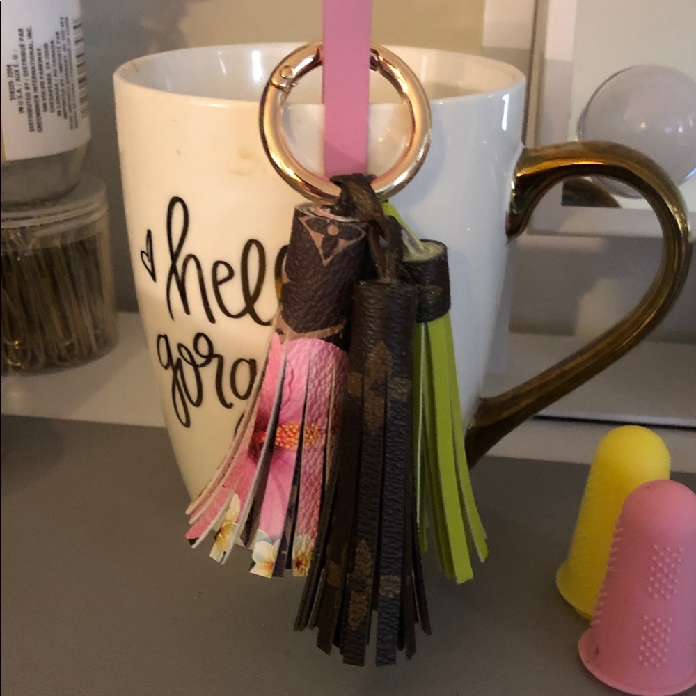 Handmade Spring Tassel Key Holder